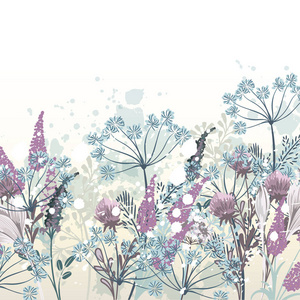 花卉鄉(xiāng)村 矢量設計中的田園詩篇