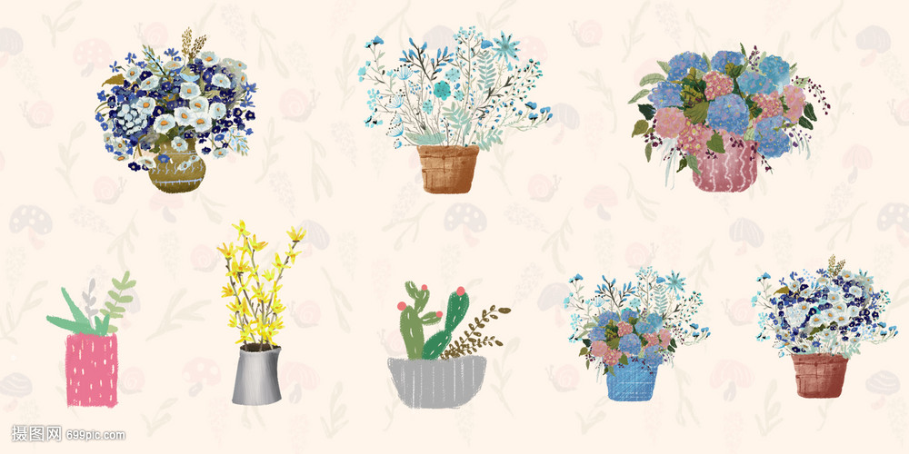 一隅芳菲 小清新花卉盆栽的治愈美學與生活靈感